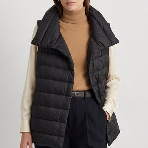 Women's Black Puffer Vest